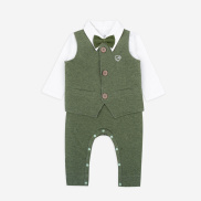 Set áo vest kèm body dài cổ trụ - Kyomi Feeling BU Baby