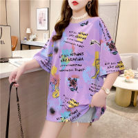 Womens t-shirts korean style white Oversized Top harajuku 2021 summer letter graphic tee punk clothes short sleeve long t-shirt