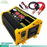 12V อินเวอร์เตอร์ 4000W Power Inverter Portable Vehicle Power Inverter LED Display Dual USB Charger Converter Lightweight Auto Accessories