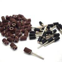 100Pcs เครื่องประดับเครื่องมือกระดาษทรายกระดาษทรายพร้อม Shanks Dremel Rotary Tool