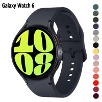 สายกีฬาสำหรับนาฬิกา Samsung Galaxy Watch 6 44Mm 40Mm ดู4/5 /Pro 45Mm 46Mm 42Mm 20Mm ไม่มีช่องว่างสร้อยข้อมือซิลิโคนคลาสสิก Watch6 43Mm 47Mm