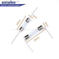 ✷✆ 10PCS 5x20mm 250V F T F1A 2A 3A 4A 5A 6.3A 8A 10A 12A 15A 20A Amps Induction cooker Glass fuse With lead 5x20 6x30 fast acting