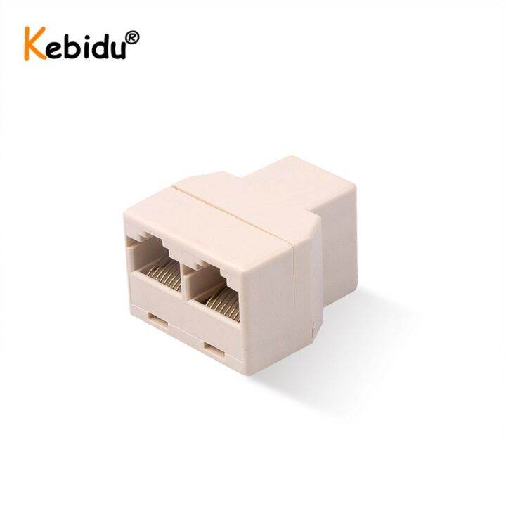 2Pcs Adaptateur Splitter RJ45 De 1 à 2 Double Femelle Port CAT 5 - CAT - Foto 8