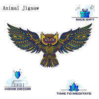 Wooden Jigsaw Puzzle for s 2022 eagle Animal Wooden Puzzles Educational Toys For Family Party