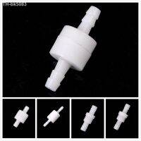 ☊◊ 1PCS White 4mm/6mm/8mm/10mm/12mm Plastic One Way Inline Check Valve Fuel Gas Liquid Water Suitable for water petrol diesel oils