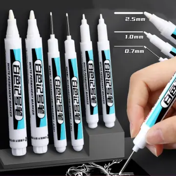Blue Paint Pens Paint Markers 12 pcs Waterproof Oil-Based Paint Pen Set  Quick Dry and Permanent, Markers for Rock Painting - AliExpress