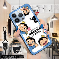 เคส Case4you สำหรับไอโฟน15 Pro Max 15 15 Pro สายคล้องแหวนใส่นิ้วการ์ตูนอะนิเมะจัดอันดับของพระมหากษัตริย์เคสโทรศัพท์ดีไซน์ Poggi ซิลิโคนกันกระแทกเด็กหญิงและเด็กชาย