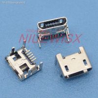 ☸ 10pcs Micro USB connector 5pin seat Jack Micro usb Four leg no side Inserting plate seat MIni usb connector for Mobile tail plug