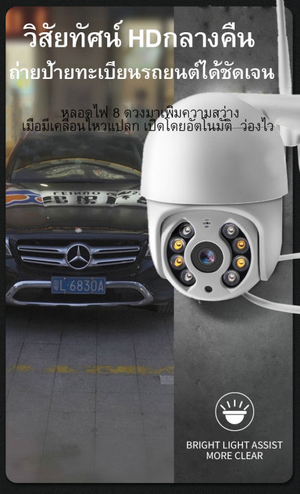 กล้องวงจรปิด-ptz-ip-camera-icsee-app-cctv-outdoor-ip-camera-1080p-outdoor-ตรวจสอบ-wifi-360-night-vision-ถนน-โรงงาน-สีเต็ม