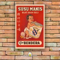 Wall Décor tin sign spot stocks HIASAN DINDING Vintage Old School Advertising Home Room wall Hanging Ornament tjap，size：20X 30cm