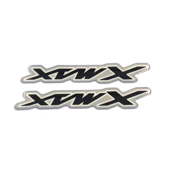 สติกเกอร์มาร์คเกอร์สำหรับรถจักรยานยนต์ยามาฮ่า-x-max-xmax-x-สูงสุด125-250-300-400สติกเกอร์ติด3d-2021โลโก้ตราสัญลักษณ์2018-2019-2020