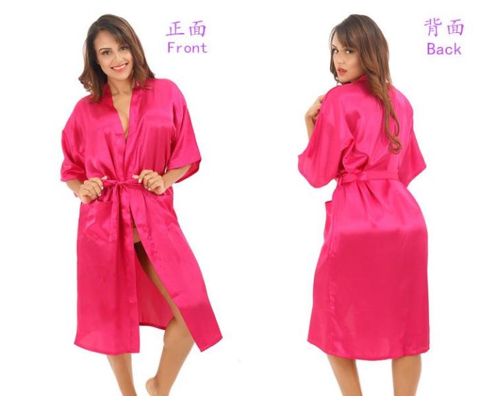 xiaoli-clothing-xiaoli-clothingสีชมพูหญิงเซ็กซี่ผ้าไหมเรยอนเสื้อคลุมจีนผู้หญิงชุดนอนกิโมโนชุดอาบน้ำ-nightgown-ขนาด-sml-xl-xxl-xxxl
