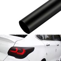 Matt Black Car Light Headlight Taillight Tint Vinyl Film Sticker Flexibility PVC Film Removable UV-Resistant Sheet for Glass Bumper Stickers Decals Ma