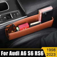 สำหรับ Audi S6 RS6 C5 C6 A6 1998-2016 2017 2018 2019 2020 2021 2022รถที่นั่งรอยแยกช่องกล่องเก็บกระเป๋าในตัว