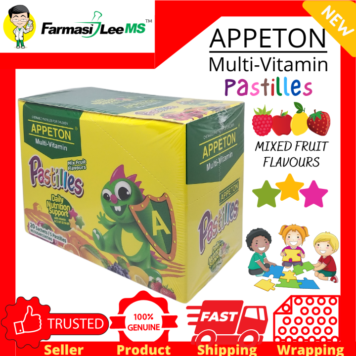 Appeton Multivitamin Pastilles 20 Sachets (Exp 09/2024) | Lazada