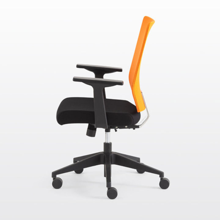 modernform-เก้าอี้สำนักงาน-รุ่น-pi-สีส้ม-แขนปรับระดับไม่ได้