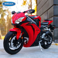 WELLY 1:10ฮอนด้า CBR1000RR อัลลอยรถจักรยานยนต์รุ่น D Iecasts โลหะรถรุ่นจำลองรถจักรยานยนต์รุ่นเก็บเด็กของเล่น Gifts888