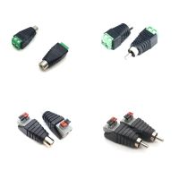 2pcs FREE SHIPPING Speaker Wire Cable To Audio Male Cable Professional Jack Press Plug RCA Connector Adapter Cable