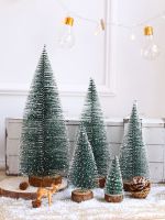 Christmas home decorations Christmas decoration mini Christmas tree desktop shop scene layout creative small ornaments