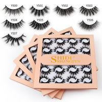 20Pairs 3D Mink Lashes Natural False Eyelashes Dramatic Volume Fake Lashes Makeup Eyelash Extension Silk Eyelashes Makeup Tools