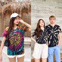 เสื้อยืดมัดย้อม ผ้าCotton 100% ซัมเมอร์นี้ต้องจัด ฮิตไม่มีเอ้าท์ ?? มีไซส์ S-4XL