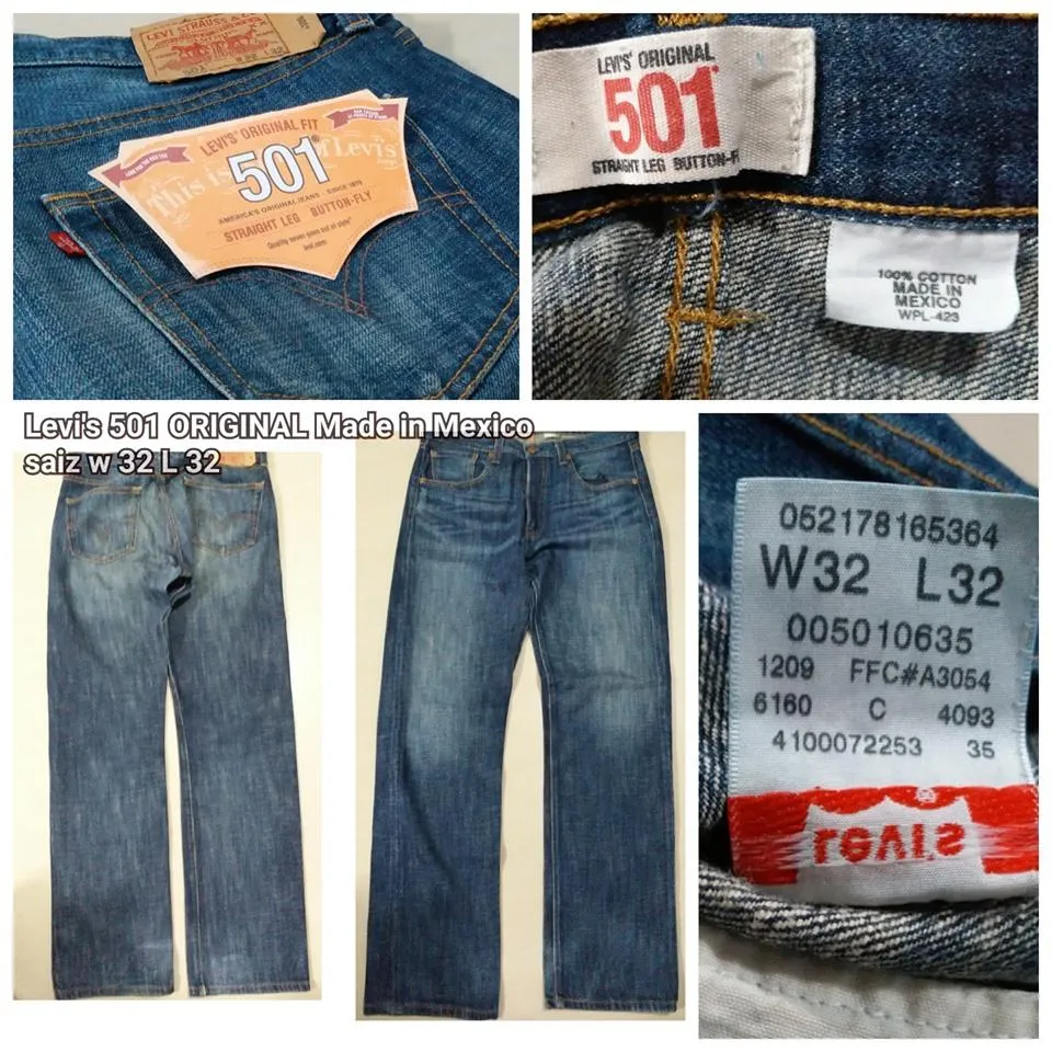 levis 501xx made in mexico