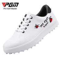 PGM Womens Waterproof Golf Shoes Light Weight Soft and Breathable Universal Outdoor Camping Sports Shoes All-match White Shoes XZ111