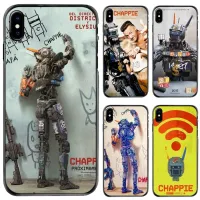 {L electronic shell} Chappie Robot Aos Check ส่งสำหรับ iPhone iPhone 11 12 13 14 Pro MAX Mini 5 5S SE 6 6S 7 8 Plus 10 X XR XS Hard เคสโทรศัพท์