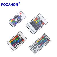 【▼Hot Sales▼】 uylexs Foxanon Rgb 44 Key/key Ir รีโมทควบคุมการหรี่ Ir อินฟราเรด Rf กล่องควบคุม20key ไร้สาย17key สำหรับแถบ Rgb