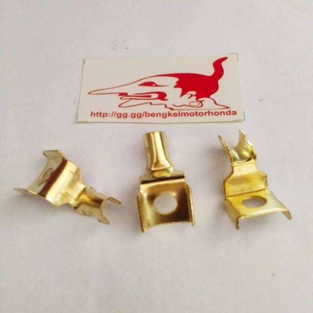 Skun Kabel Kotak Klem Terminal Aki Accu Warna Kuning M5 Non Ori