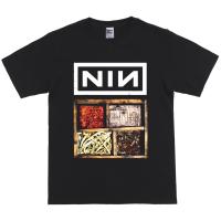 S-5XL เสื้อยืด พิมพ์ลายวง Nine Inch Nails สินค้าอาหารเช้า S-5XL