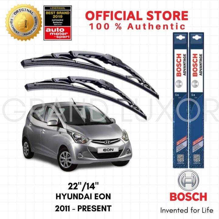 Bosch Advantage Wiper Blade Set For Hyundai Eon 2011Present (22 /14