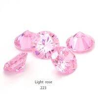 50/20ชิ้นเพทายหลายขนาดรอบพลอย AAA Zirconia เครื่องประดับทำแหวนอัญมณีสร้อยคอพลอยเครื่องประดับ DIY และ Oth