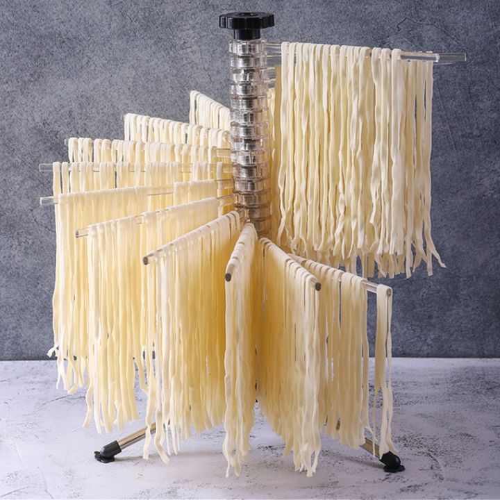 kitchen-foldable-folding-fan-shelf-fresh-pasta-dryer-multi-arm-with-pasta-drying-support-stainless-steel-household-cook