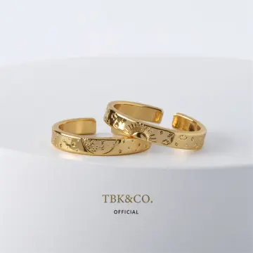 Lazada couple hot sale ring gold