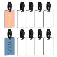 【DT】 hot  Bag Tags For Luggage MDF Luggage Tag Baggage Label Travel Luggage Name Tags Waterproof For Travel Bag Suitcase Traveling
