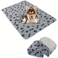 【jw】❣  Asorbent Printed Dog Bed Covers Adequado para Animais de Estimação Cães Gatos Interior Exterior