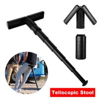 2021 Lightweight Portable Folding Seat Walking Stick Cane Adjustable Height Teliscopic Stool Outdoor Travel Subway Line Up Seat