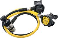 เร็กกูเลเตอร์ ชุดอุปกรณ์ช่วยหายใจใต้น้ำพร้อมอ็อกโตพุส CRESSI AC2 COMPACT PLUS OCTOPUS XS DIN DIVING REGULATOR