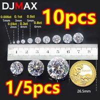 [Full Size 0.01-10Ct] SGS Big Factory Loose Moissanite Stones D Color Orignial Small Size Moissanite Loose Diamond Gemstone Bead