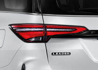 แผ่นไวนิลติดท้ายรถ Fortuner Leader ขนาด 15.4 x 2 cm ( Toyota แท้ศูนย์ 100% )