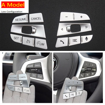 Car Styling for BMW G20 G28 Steering Wheel Buttons switch Frame protection cover Sticker Trim 3 Series Auto Interior Accessories