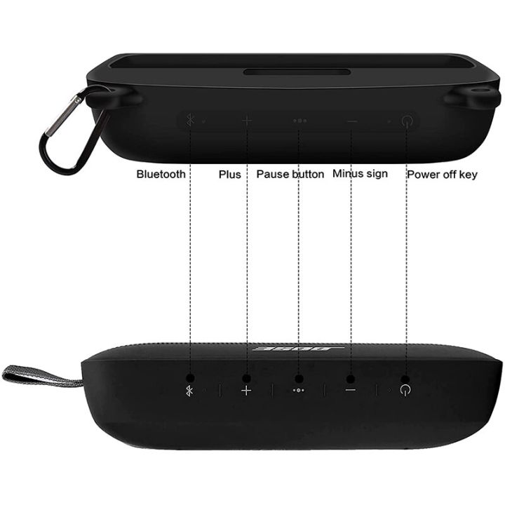 zoprore-soft-silicone-case-cover-for-bose-soundlink-flex-bluetooth-portable-speaker-with-shoulder-strap-and-carabiner