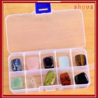 SHOUS 10PCS/Box คละสี รูปร่างผิดปกติ Ores Collection ควอตซ์ธรรมชาติ การทำสมาธิโยคะ เรกิ ฮีลลิ่ง แร่คริสตัล หินจักระ