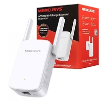 Mercusys ME30 AC1200 Wi-Fi Range Extender ขยายสัญญาณไวไฟ รองรับคลื่น 2.4 GHz และ 5 GHz