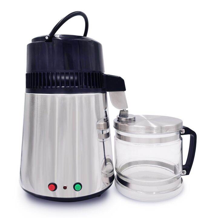 4L Water Distiller 304 SS Home Distilled Water Bottle Drinking