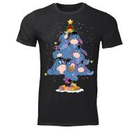 Christmas Tree Eeyore Funny T-Shirt Men Tops