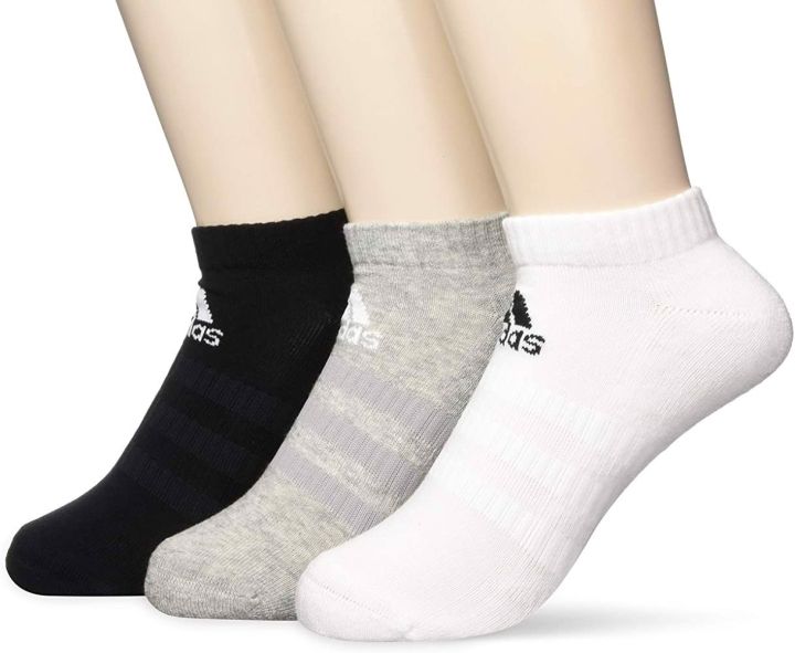 ถุงเท้าข้อต่ำ-adidas-อาดิดาส-socks-โลว์คัท-นุ่มสบายเท้า-แพ็ค3คู่-ลิขสิทธิ์แท้-100-จาก-adidas-พร้อมส่ง