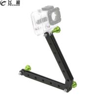 ☃ CNC Selfie Stick Extension Arm with Thumb Knob Screws Aluminum Alloy Helmet Rod Mount for Gopro Hero 8 7 6 5 Yi Action Cameras