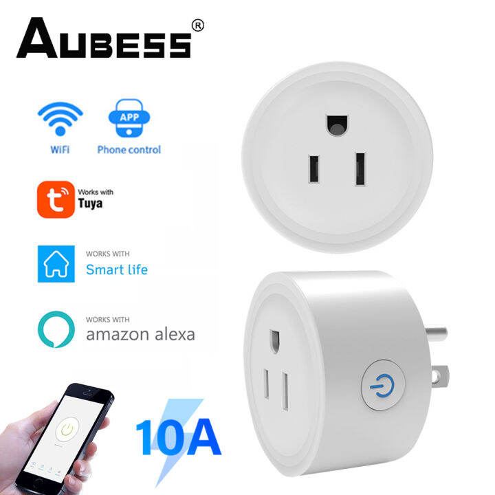 kittool AUBESS Smart Socket Tuya American Standard Smart Socket WiFi